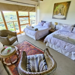 Type F: Thatched Chalet 2 double bedded en-suite room with valley view_2