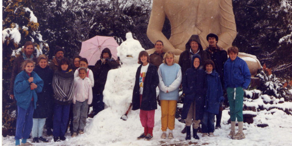 snow buddha