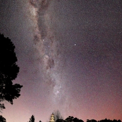 The Milky Way and Stupa_1